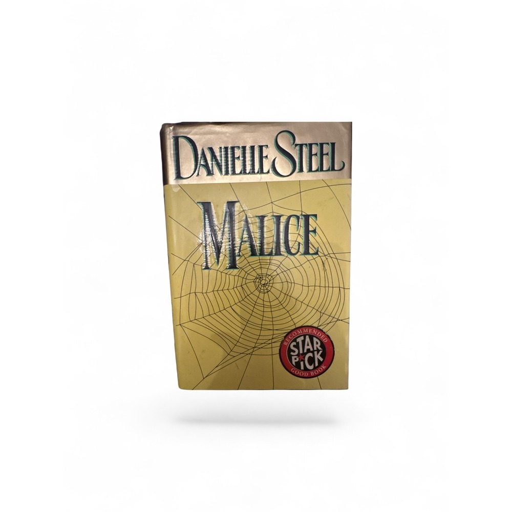 Malice by Danielle Steel Hardcover Book 1996 First Edition Fiction Novel